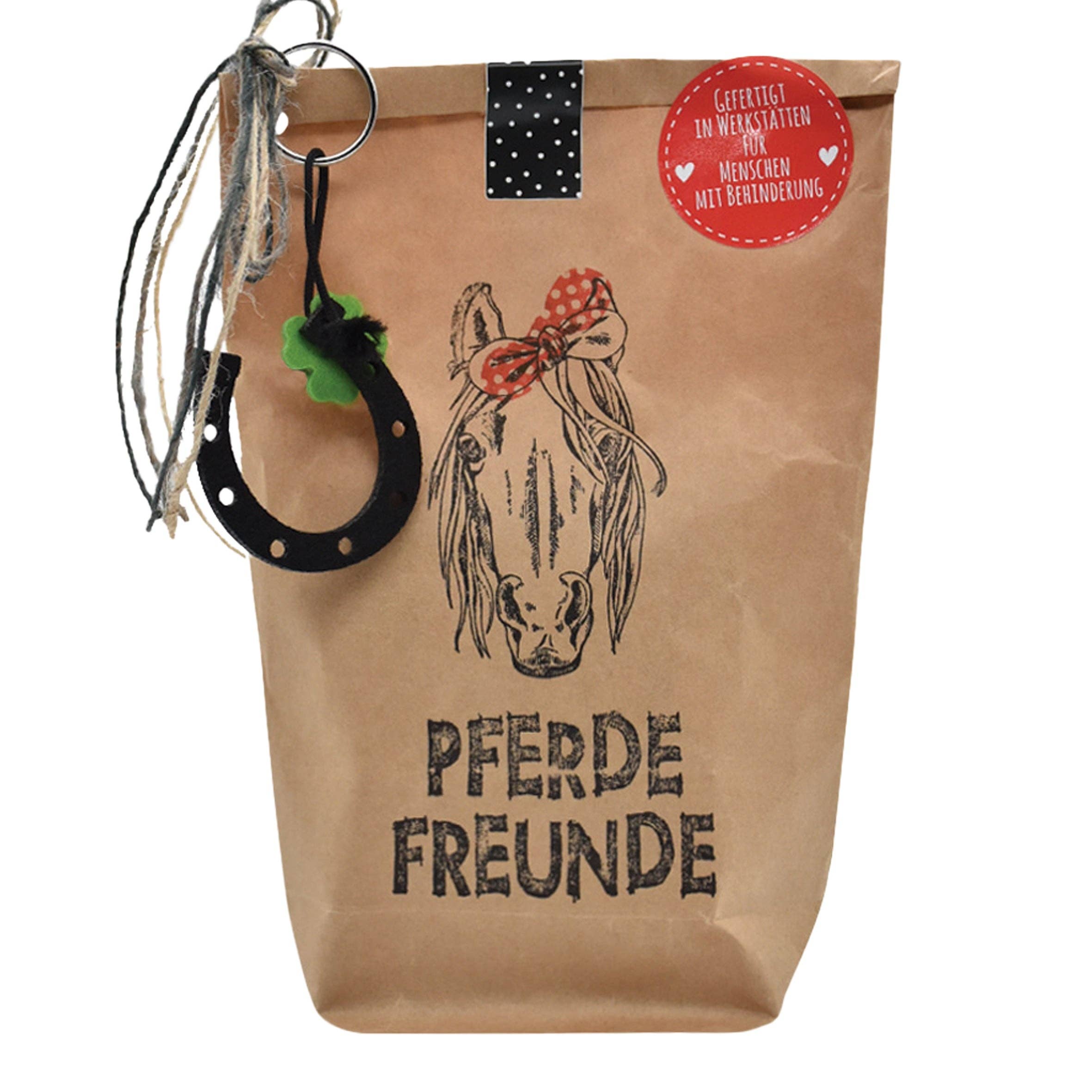 Pferdefreunde Wundertüte mit Hufeisen Anhänger