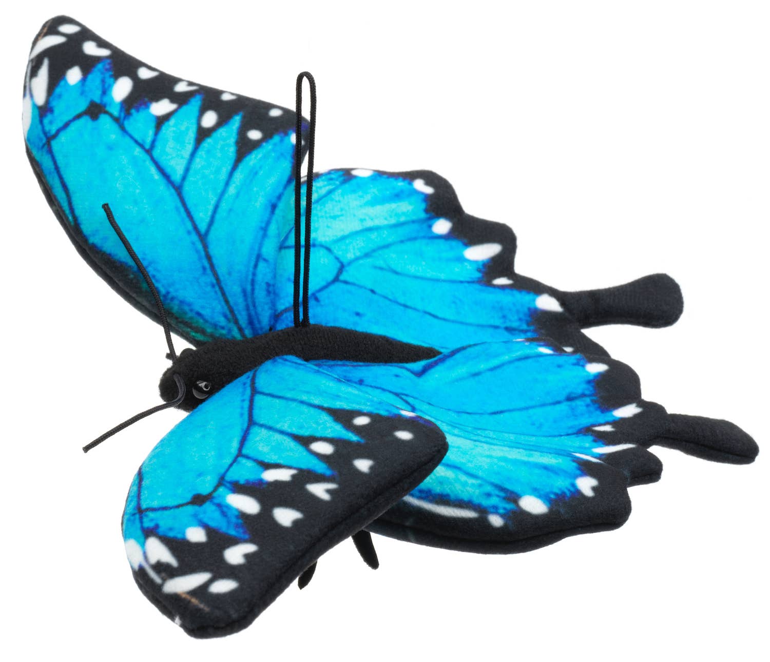 Schmetterling blau (mit Schlaufe) - 26 cm (Breite)
