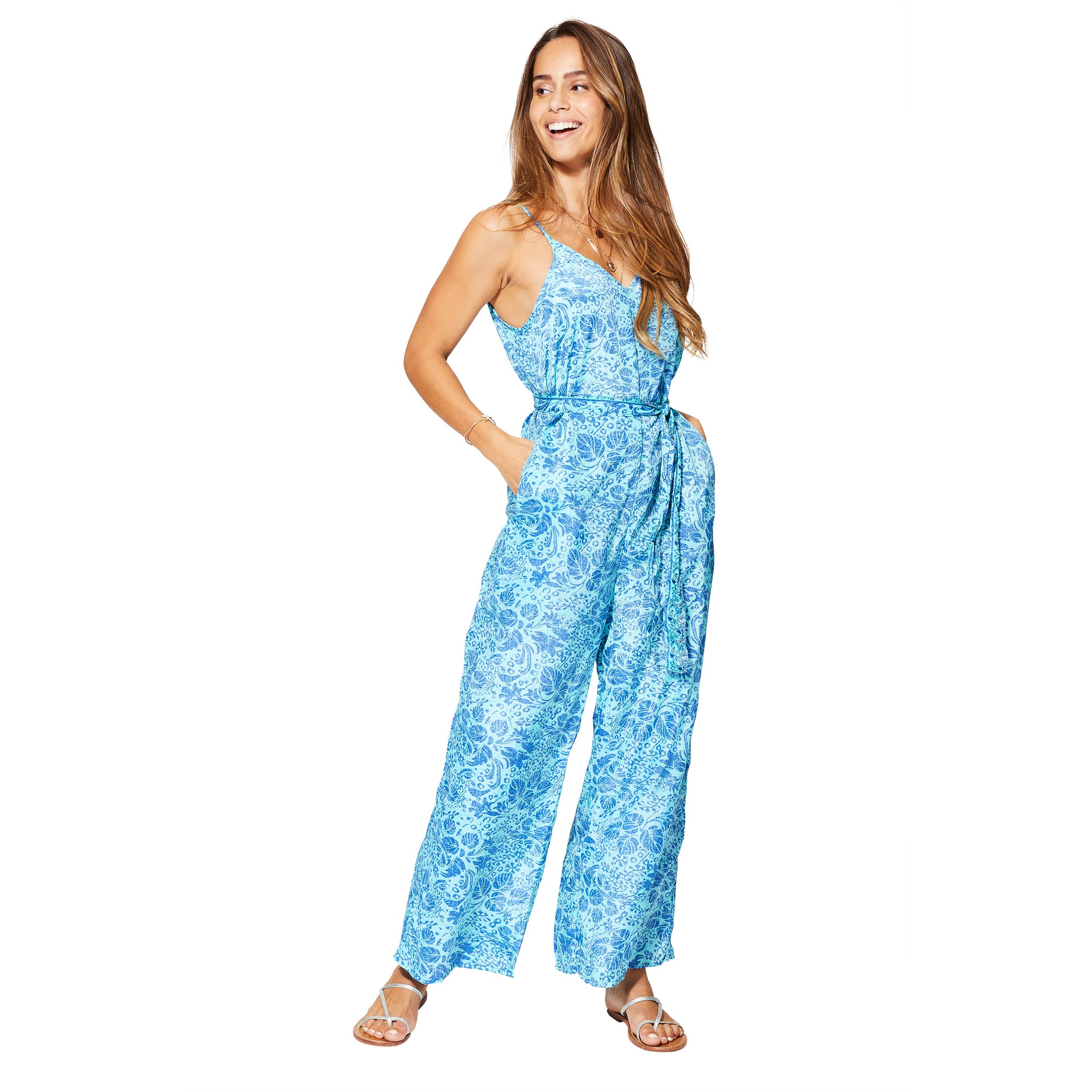 MCCO0028C LANGER ÄRMELLOSER SOMMEROVERALL