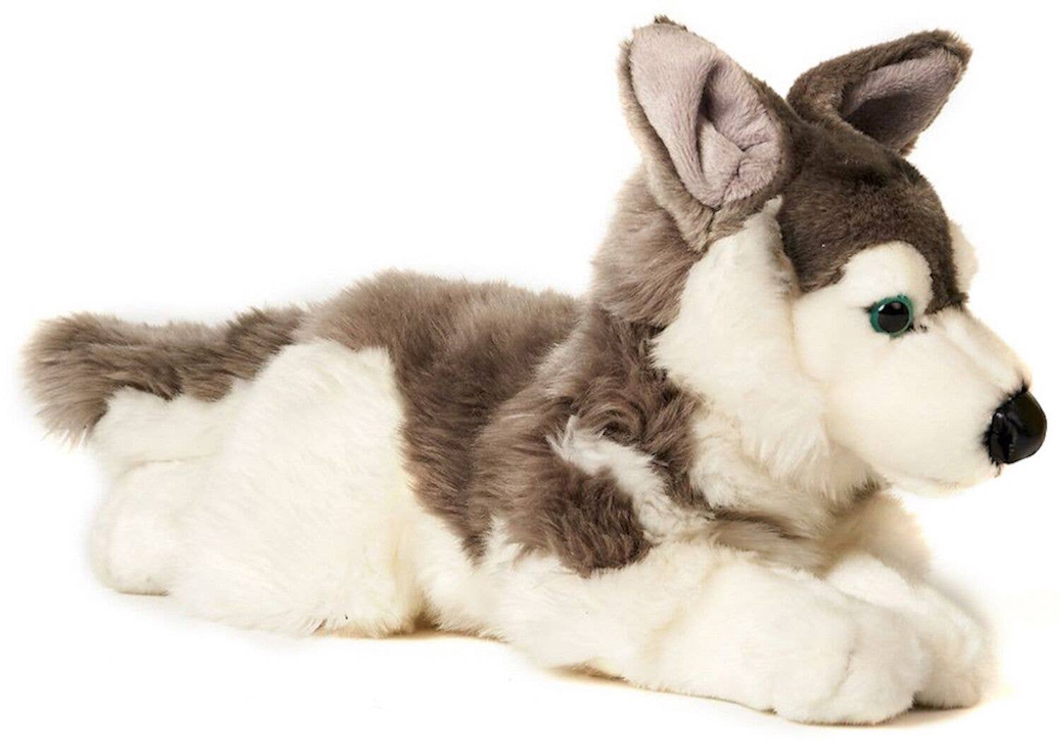 Husky, liegend - 40 cm (Länge) - Kuschel-/Plüschtier