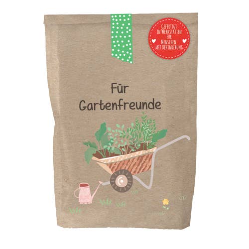 Gartenfreunde Wundertüte - Anzuchtset als Geschenk für Gartenliebhaber