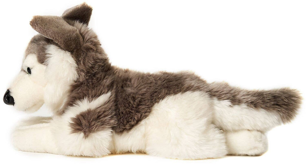 Husky, liegend - 40 cm (Länge) - Kuschel-/Plüschtier