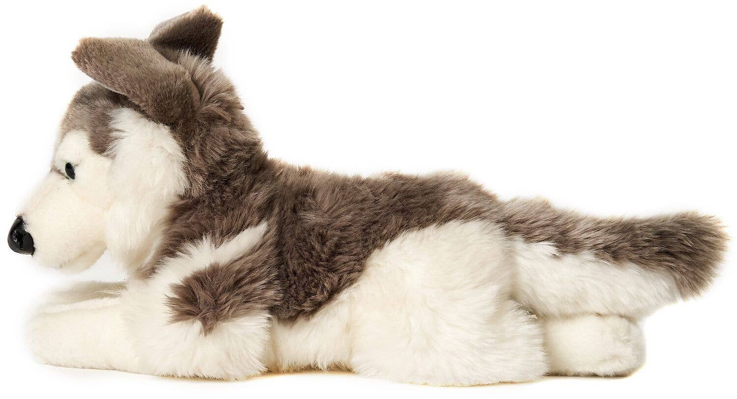 Husky, liegend - 40 cm (Länge) - Kuschel-/Plüschtier