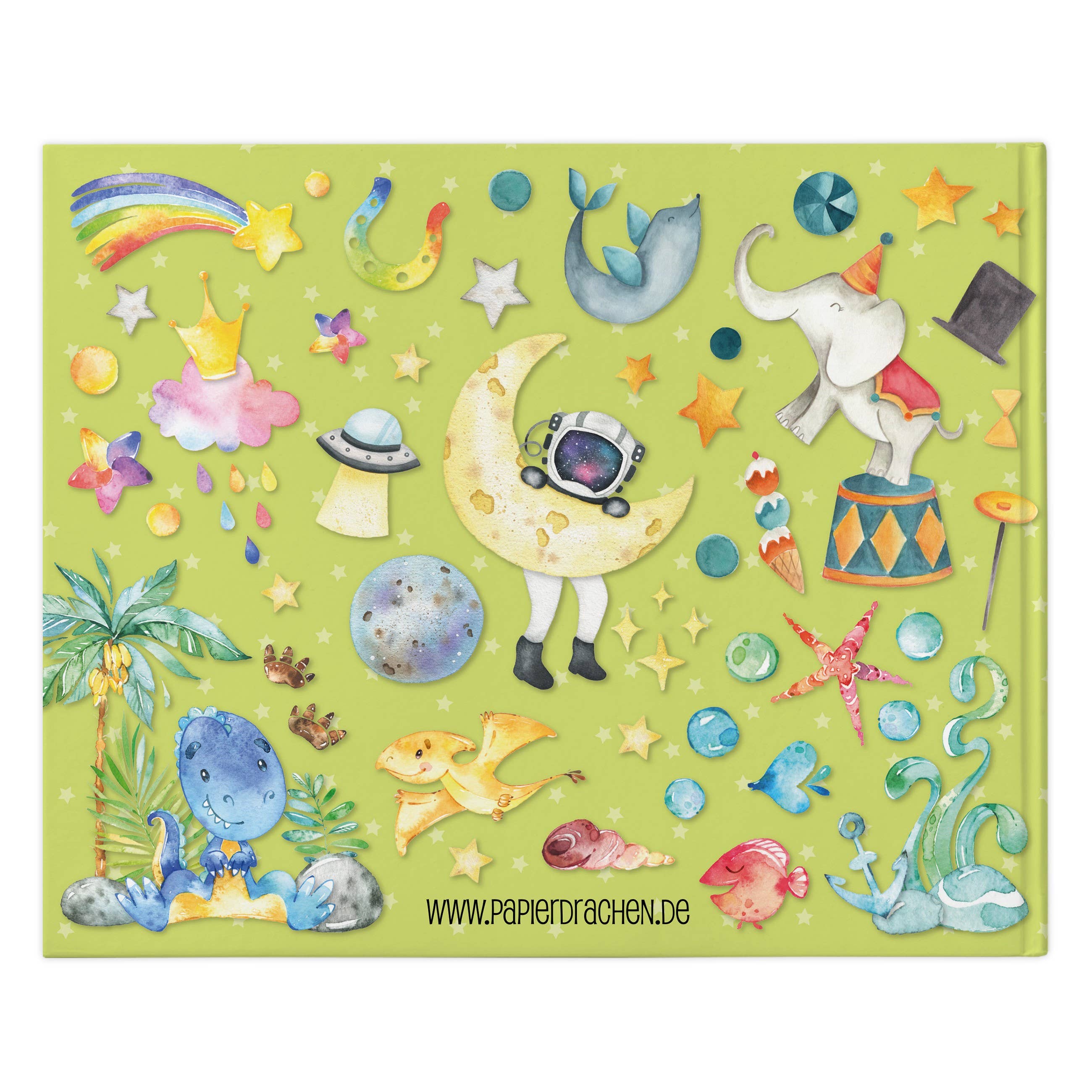 Freundebuch - Meine Schulfreunde - Design 2 - grünes Cover