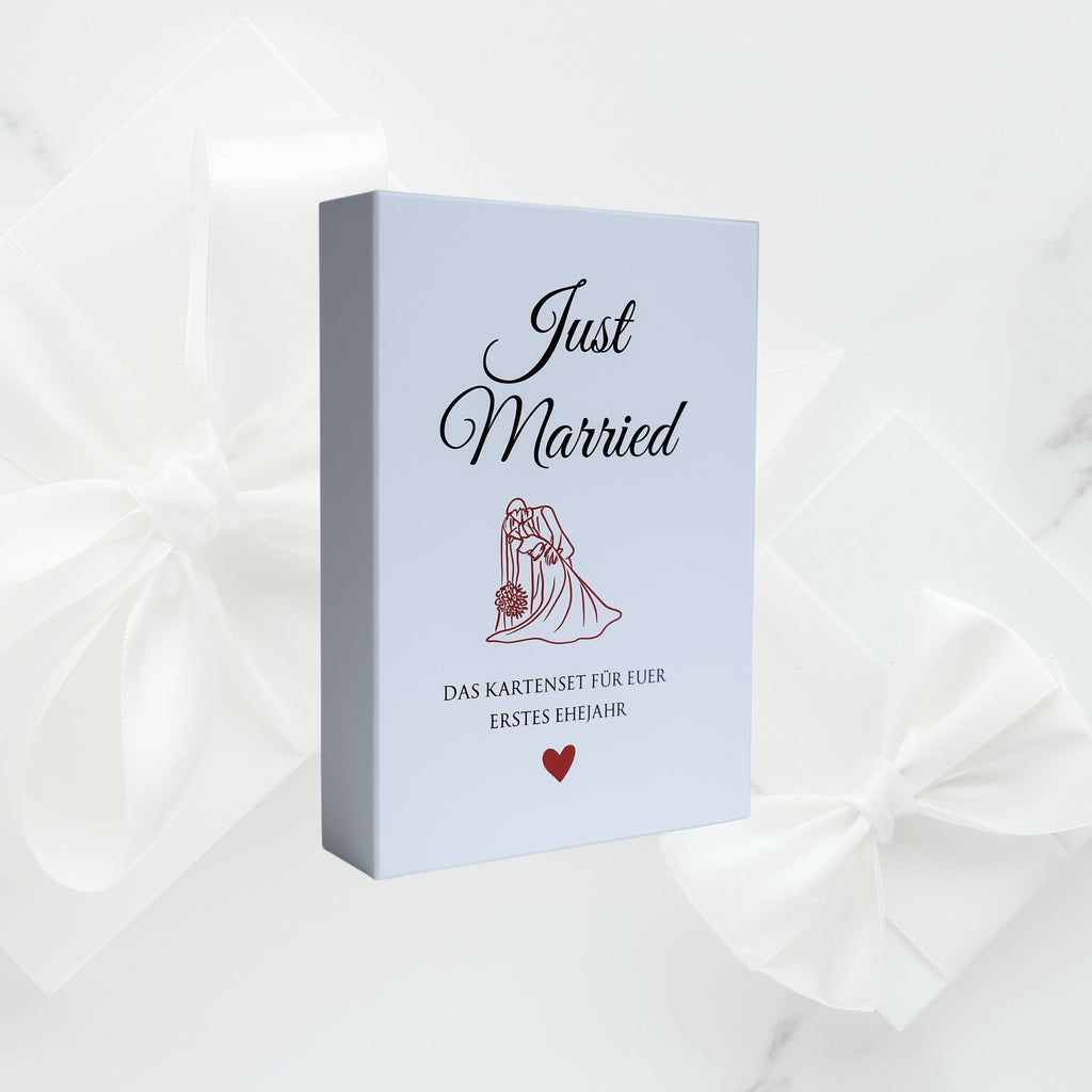 Just Married – Kartenbox für euer erstes Ehejahr
