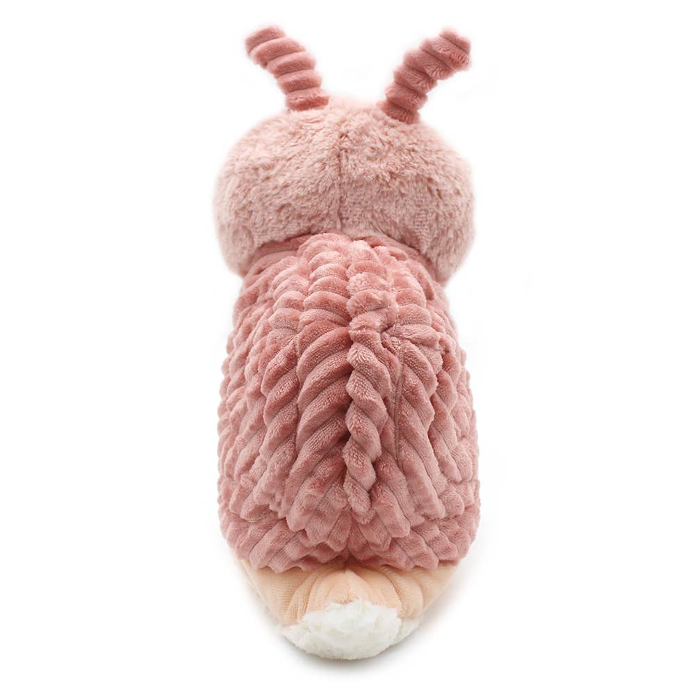 Les Ptipotos Plüsch Mama & Baby Schnecke Rosa 25 cm – Interaktives Kuscheltier