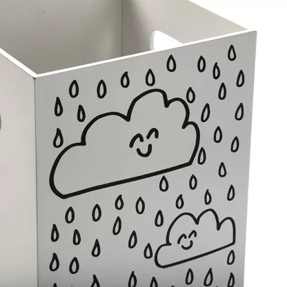 WEIßER SCHIRMSTÄNDER WOLKEN