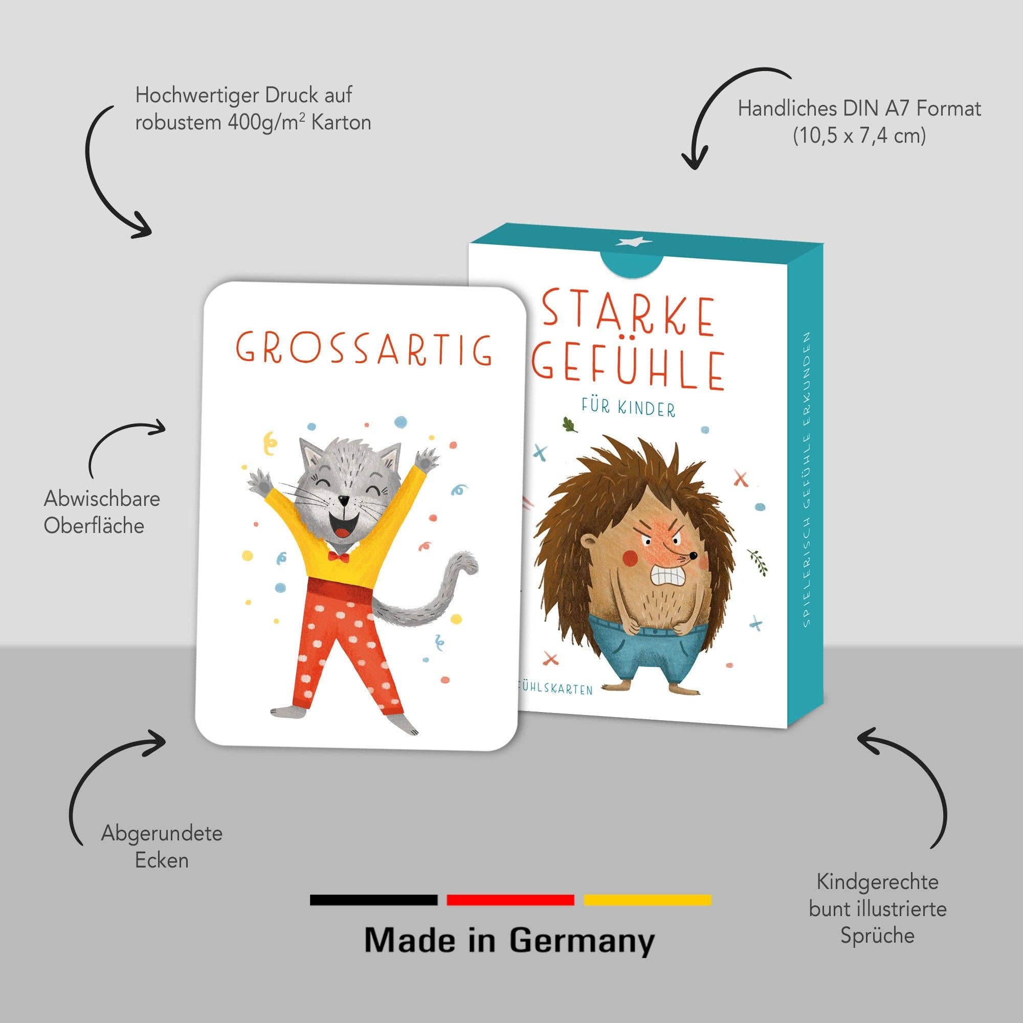Gefühlskarten für Kinder "Starke Gefühle"