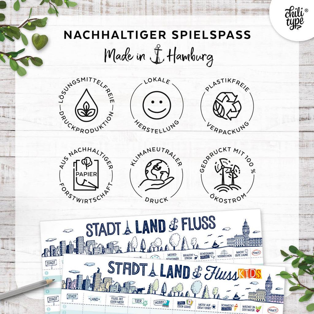 Stadt-Land-Schlager – Spielblock DIN A4