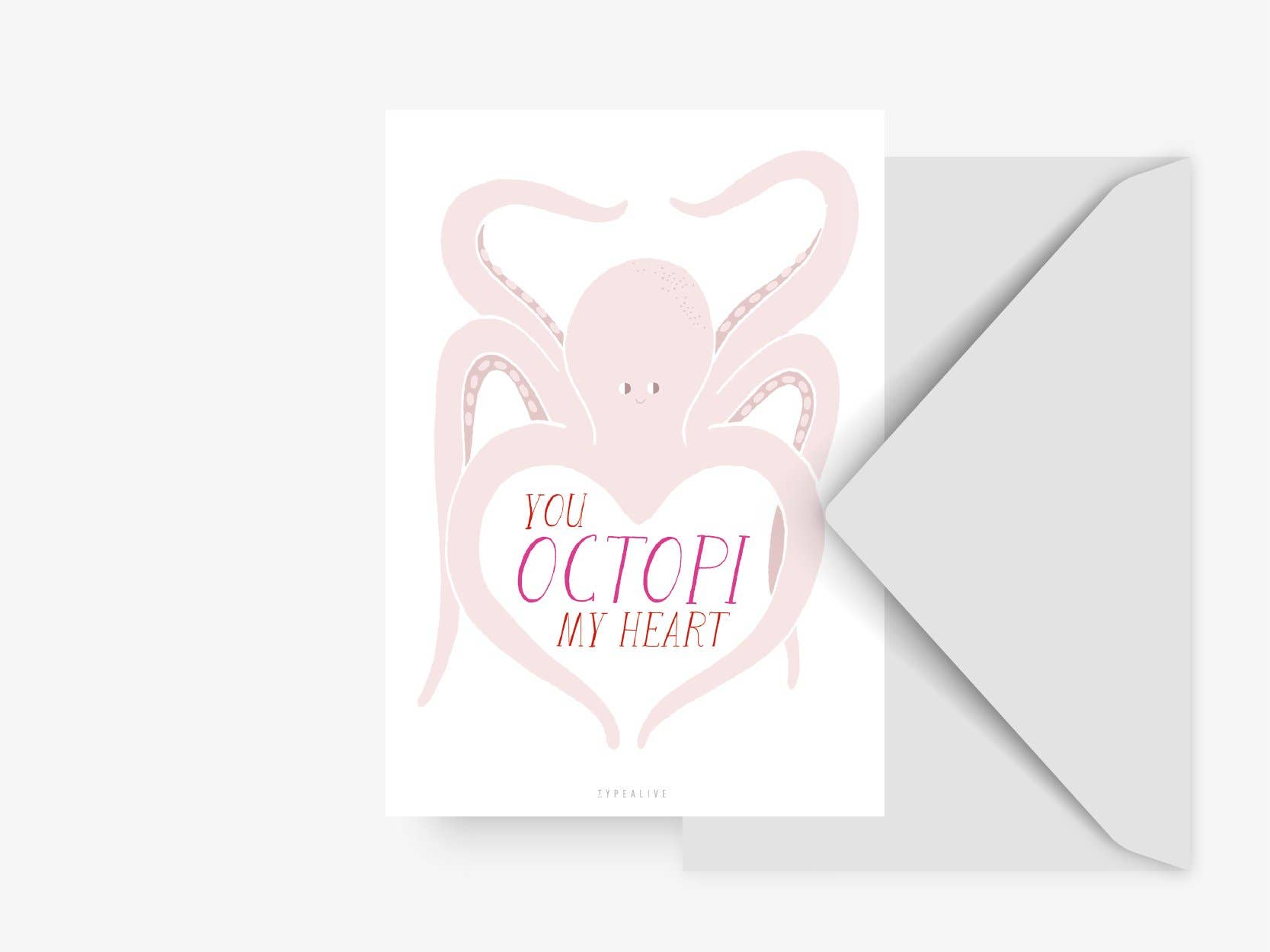 Postkarte / Octopi