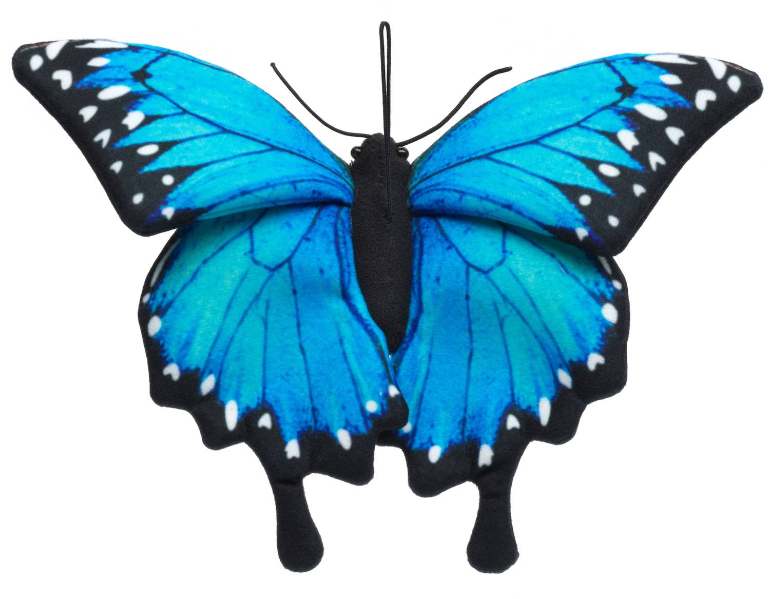 Schmetterling blau (mit Schlaufe) - 26 cm (Breite)