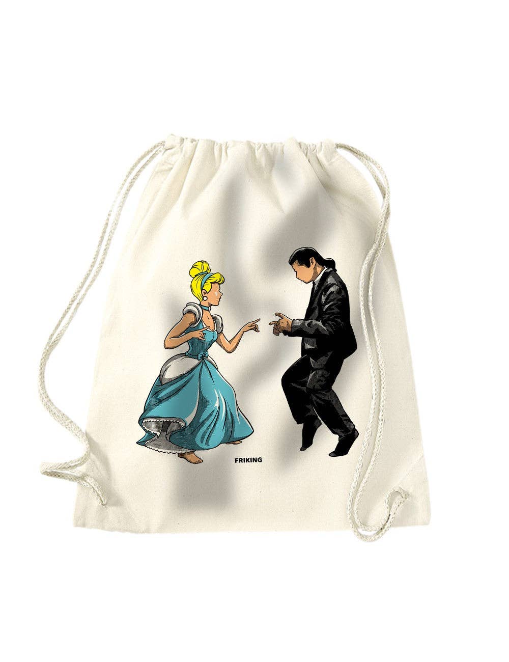 Turnbeutel Princess Fiction – Sportbeutel 100% Baumwolle von FRIKING STYLE