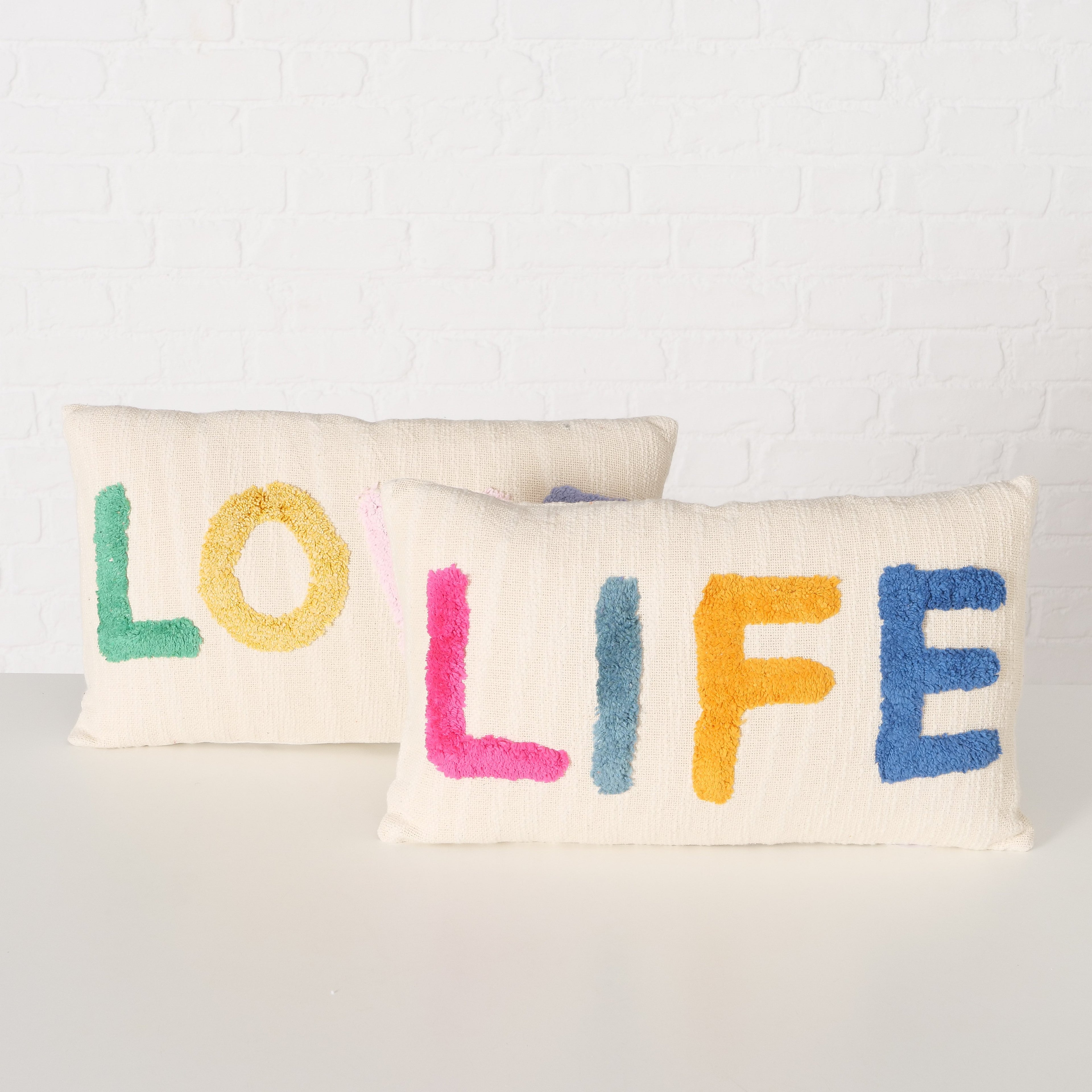Kissen Love Life 2 Stück