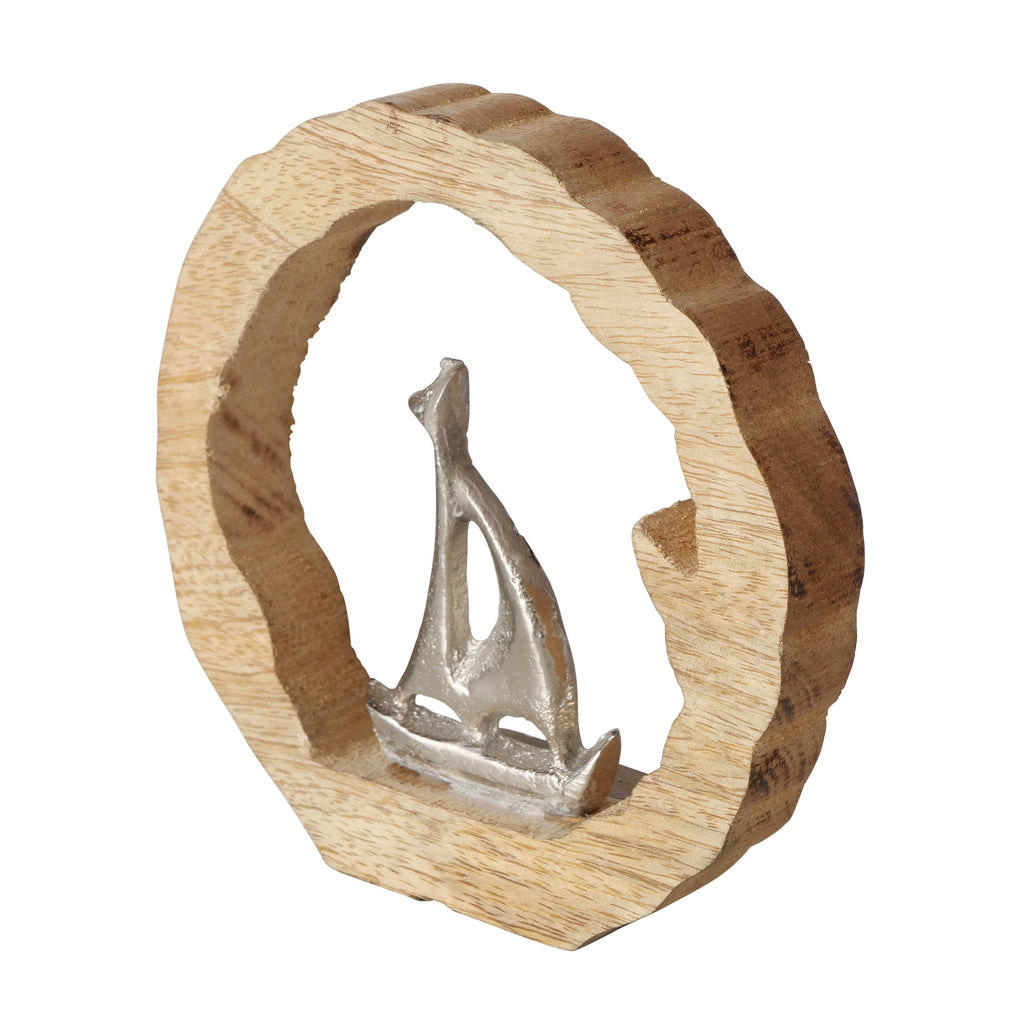 Dekoaufsteller Maritime 2 Stück versch. Motiv Anker und Schiff