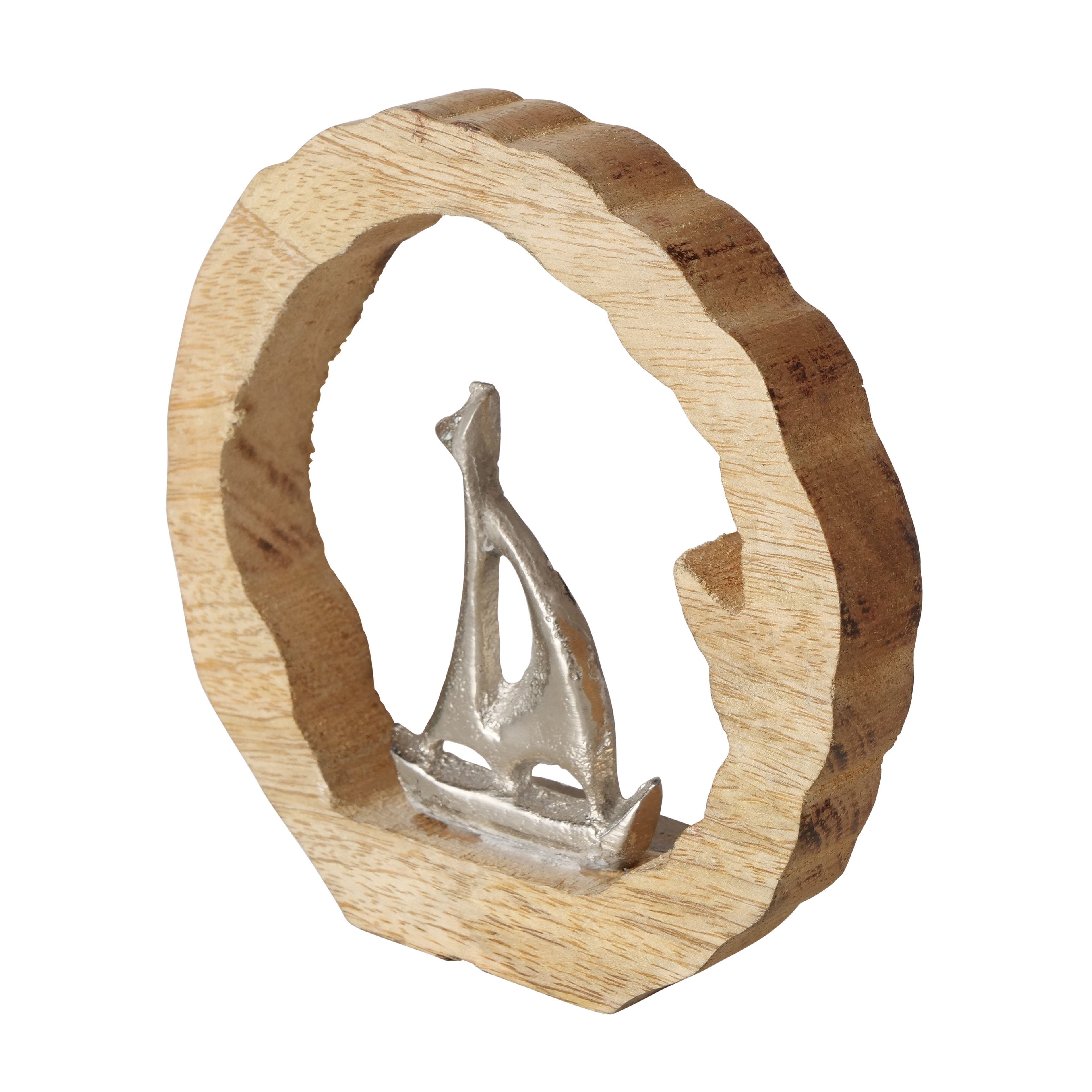 Dekoaufsteller Maritime 2 Stück versch. Motiv Anker und Schiff