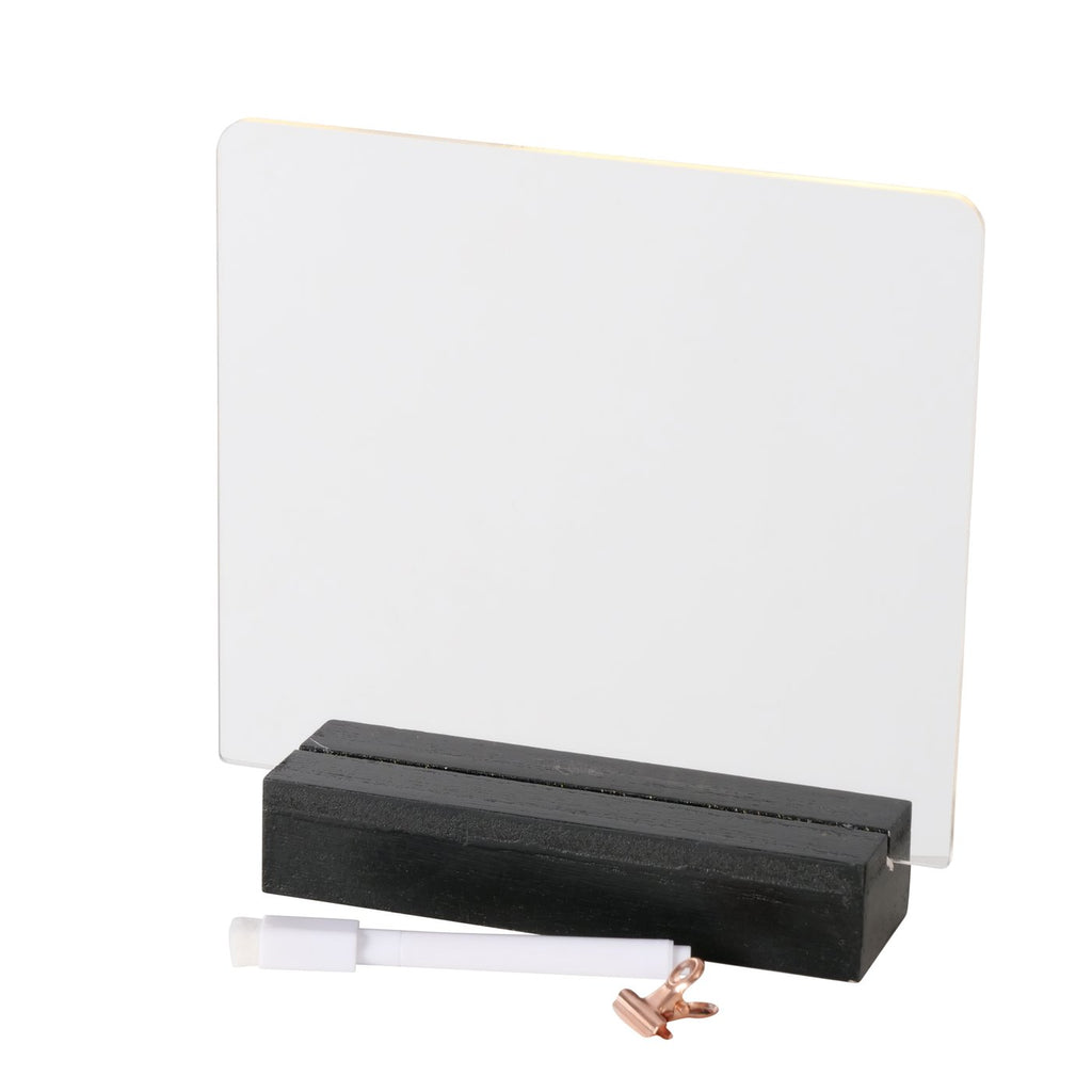 Dekoaufsteller Letra (Bemalbare LED Tafel)