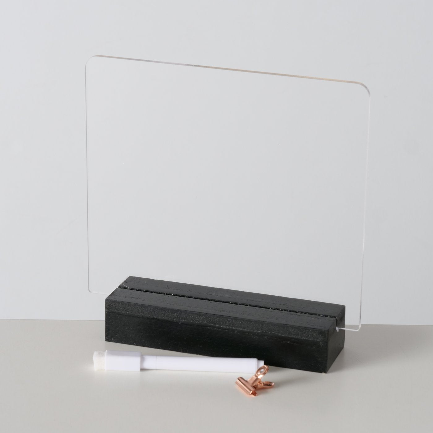 Dekoaufsteller Letra (Bemalbare LED Tafel)