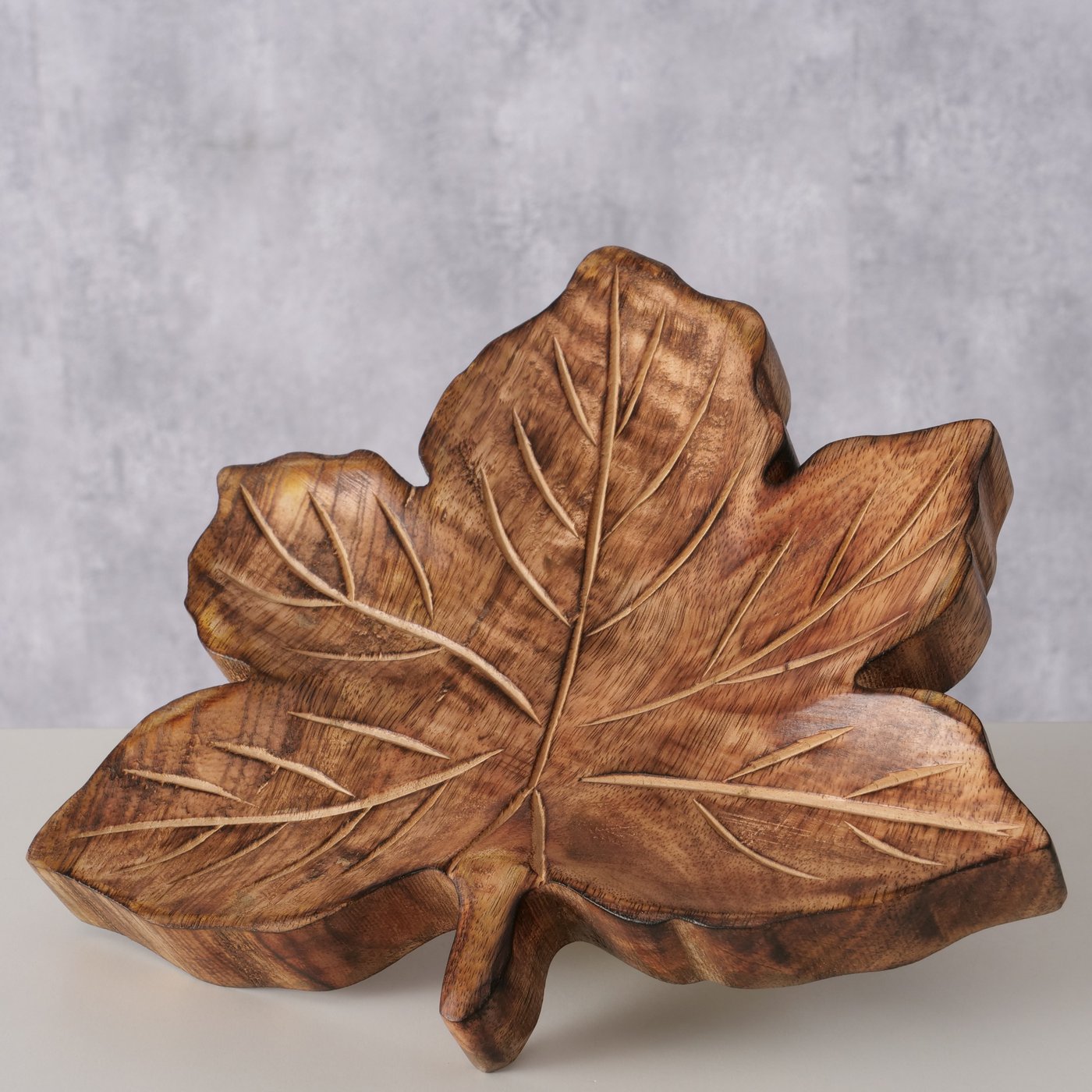 Schale Mapla Holz Herbstdeko