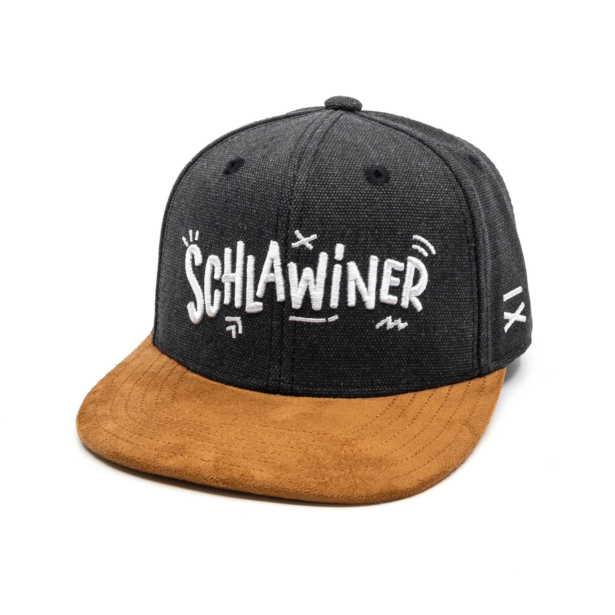 Schlawiner Snapback Cap für Kinder - Grau Filz (Kids L)