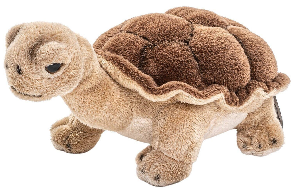 Landschildkröte Stofftier 19 cm – Größenvergleich und handgefertigte Qualität