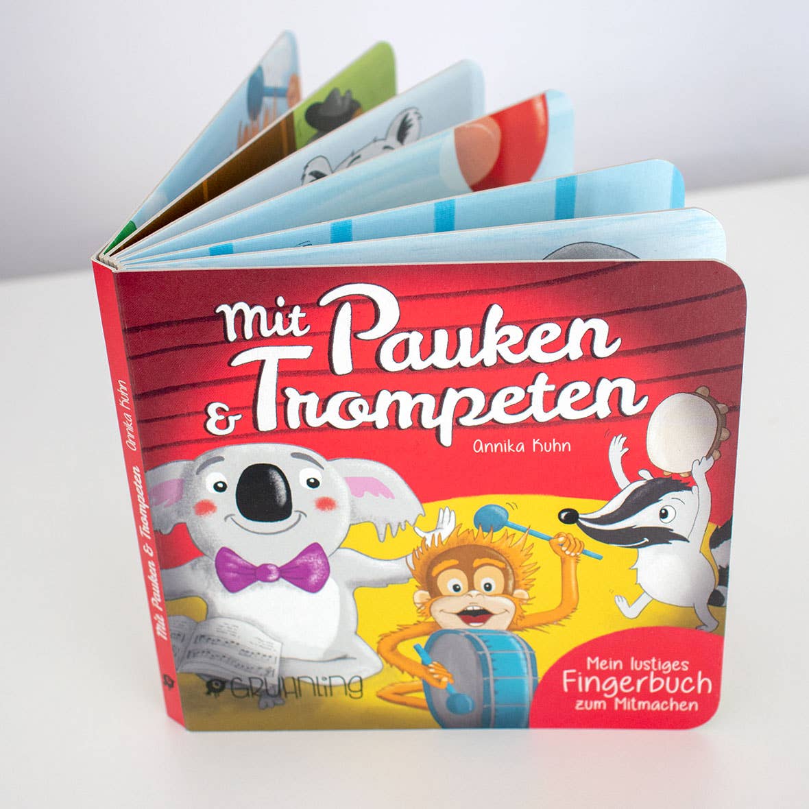 "Mit Pauken und Trompeten", Pappbilderbuch ab 6 Monate