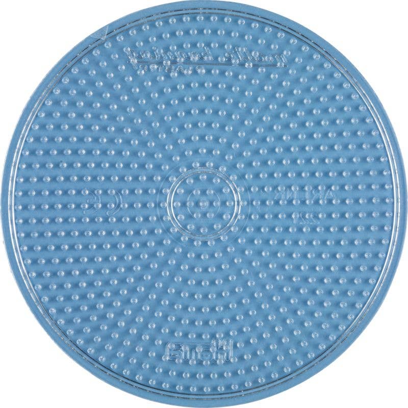 HAMA Stiftplatte transparent großer Kreis – Bügelperlen-Platte Ø 15,5 cm ab 5 Jahren