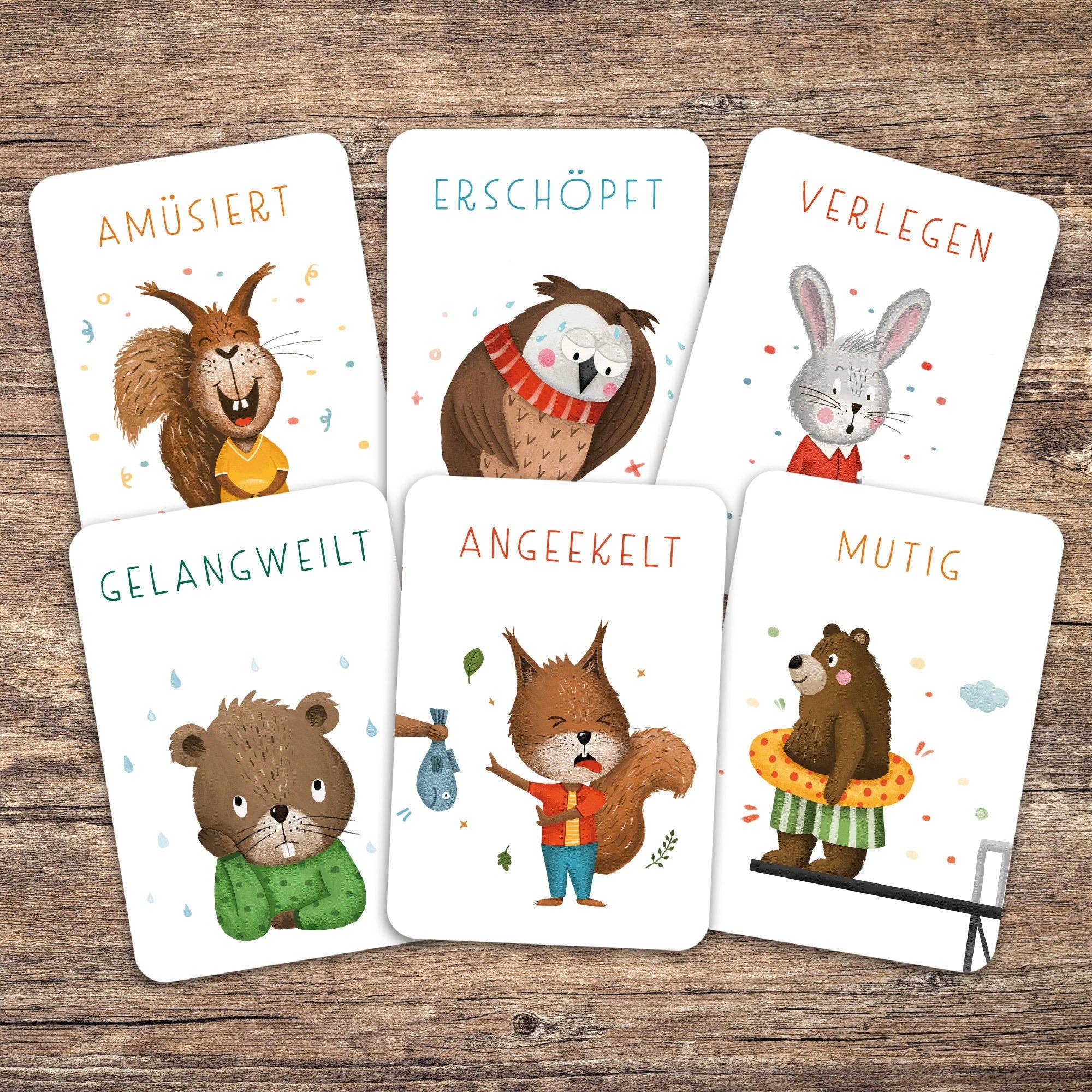 Gefühlskarten für Kinder "Starke Gefühle"