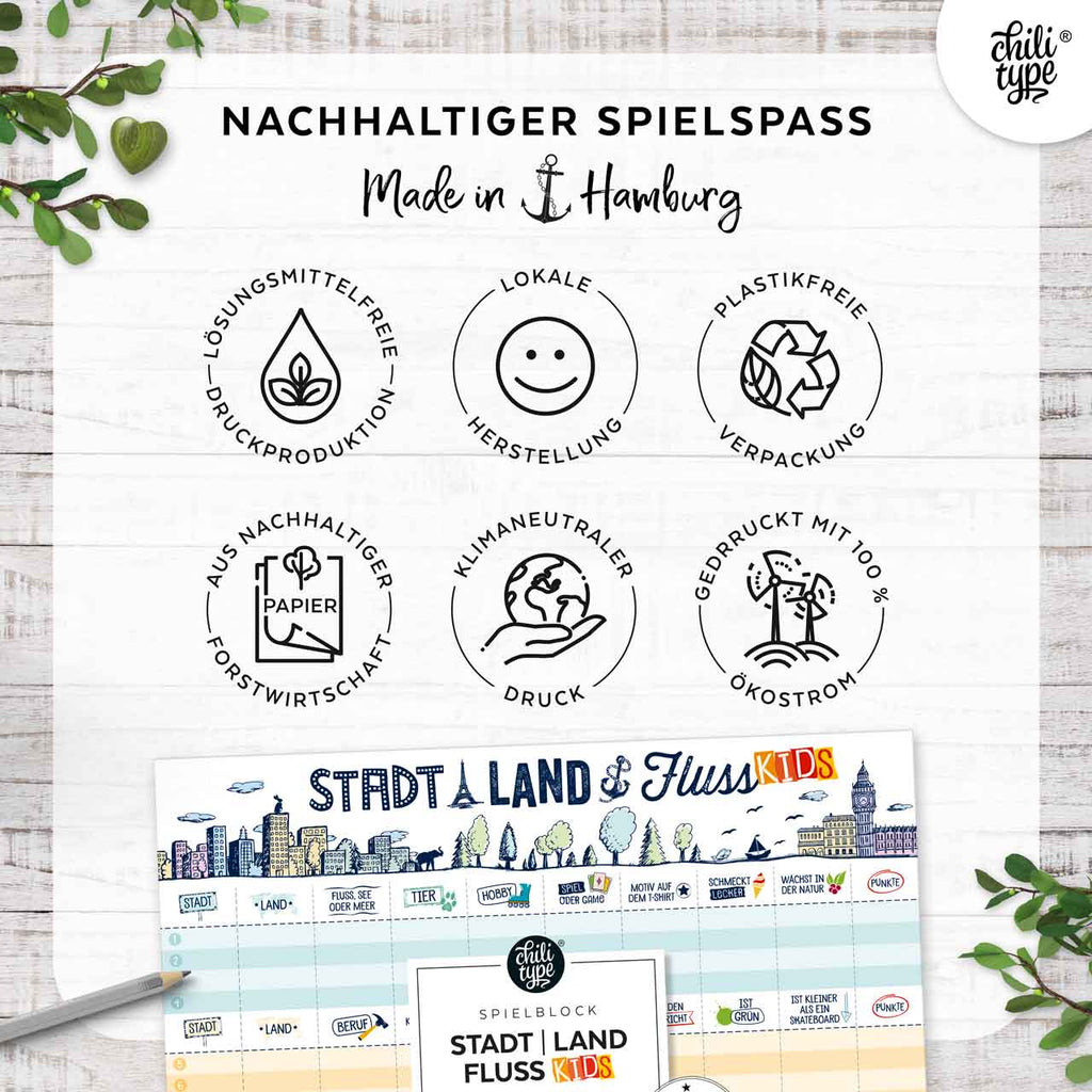 Stadt-Land-Fluss Kinder-Edition DIN A3