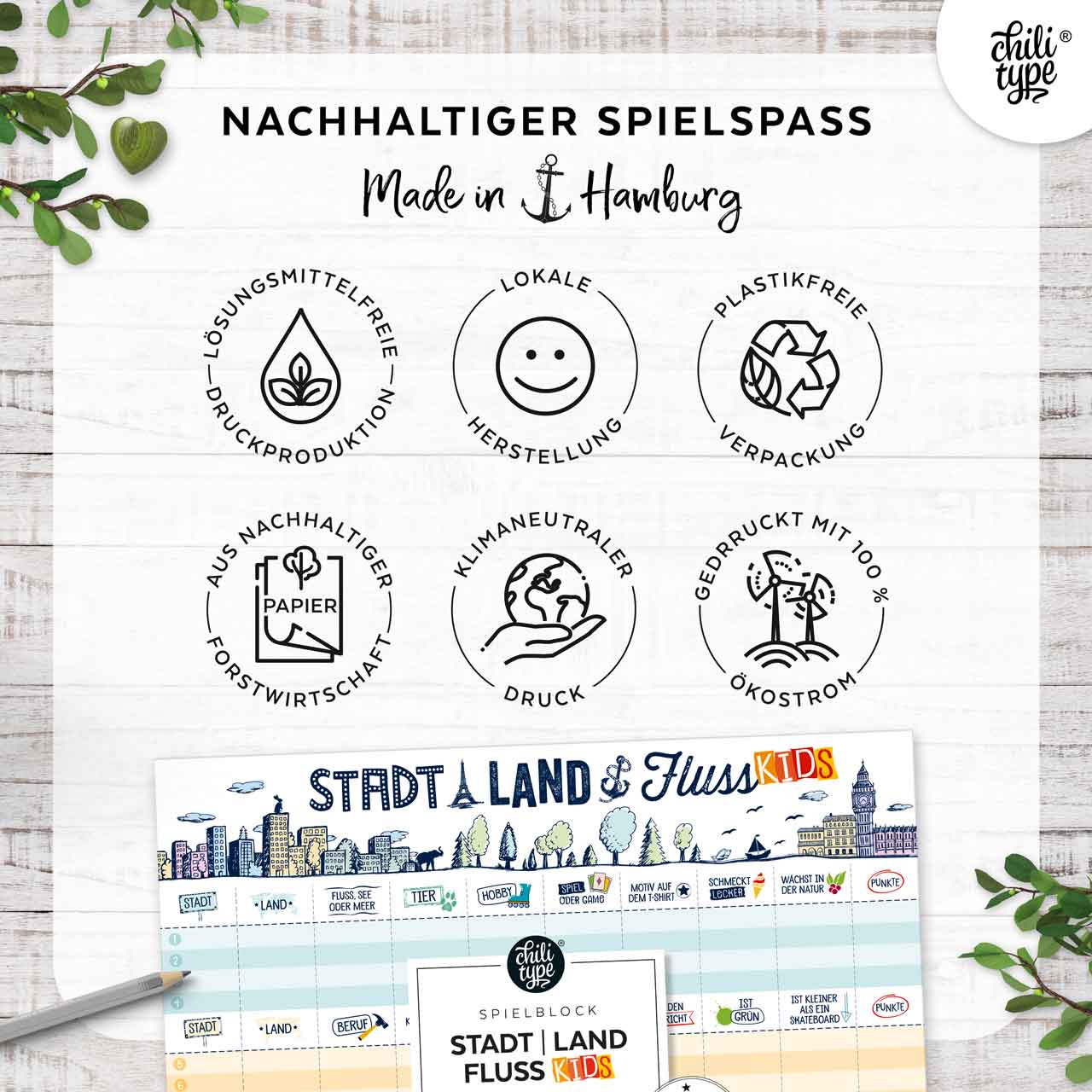 Stadt-Land-Fluss Kinder-Edition DIN A3