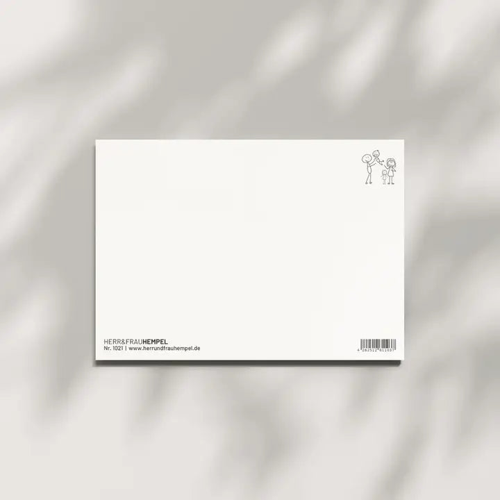 Postkarte "FOUR IS A TEAM"