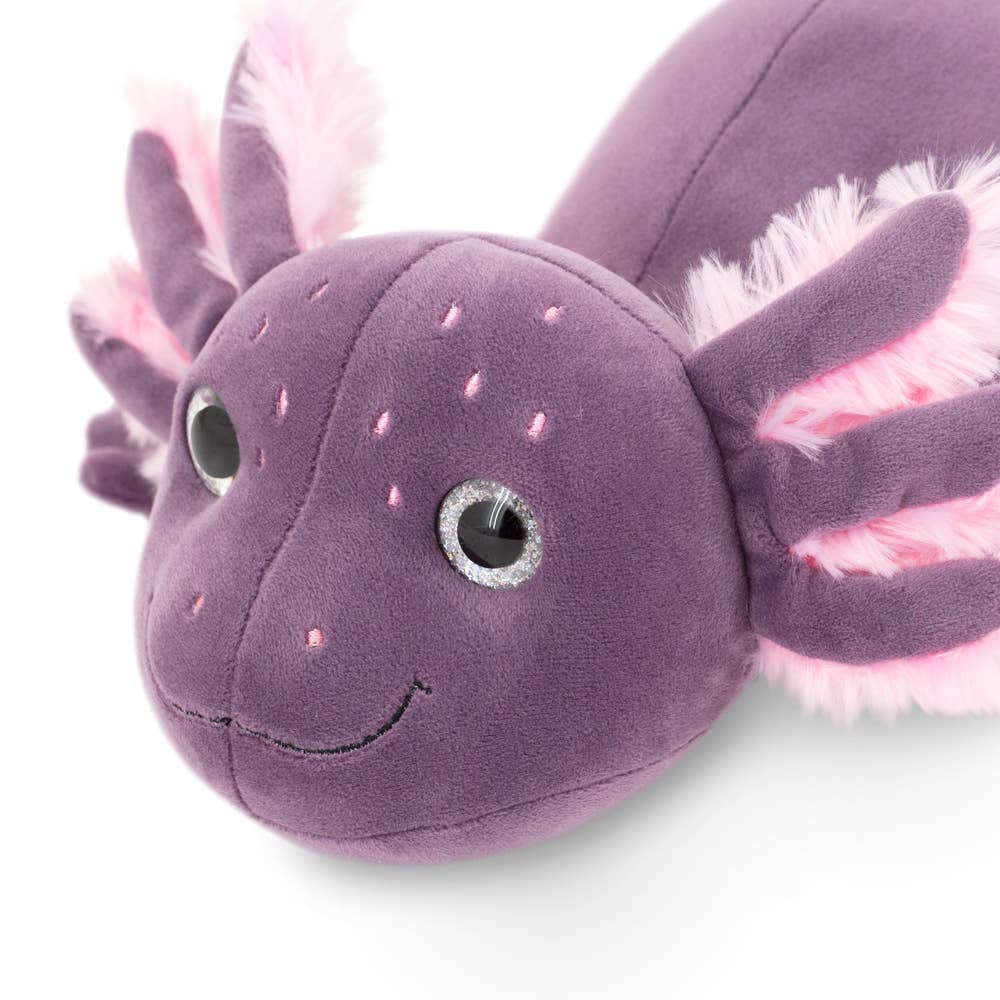 Violetter Axolotl-Plüsch 40 cm