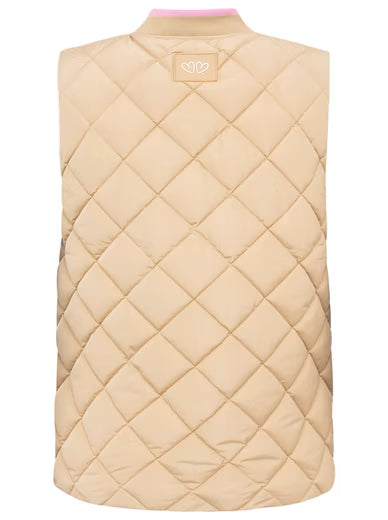 Steppweste "Classic Diamond" von Zwillingsherz beige