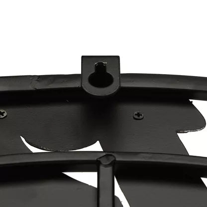 WANDUHR AUS METALL UND HOLZ