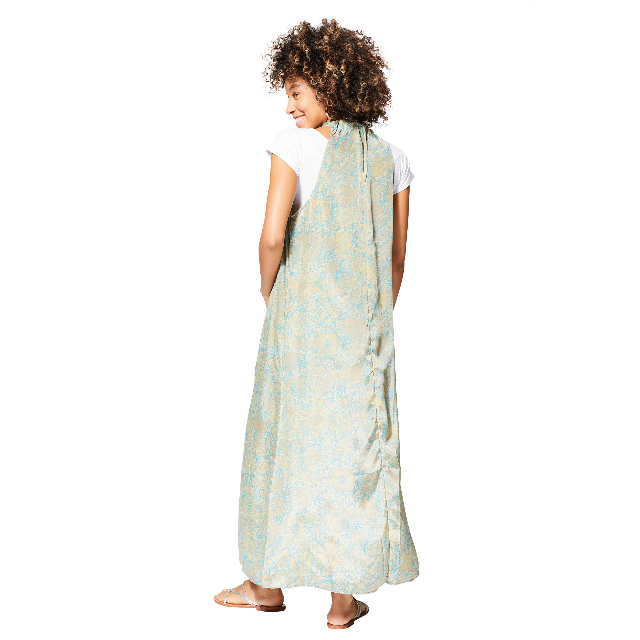 SOMMERKIMONO, LANG, ÄRMELLOS, MCKIM0009C