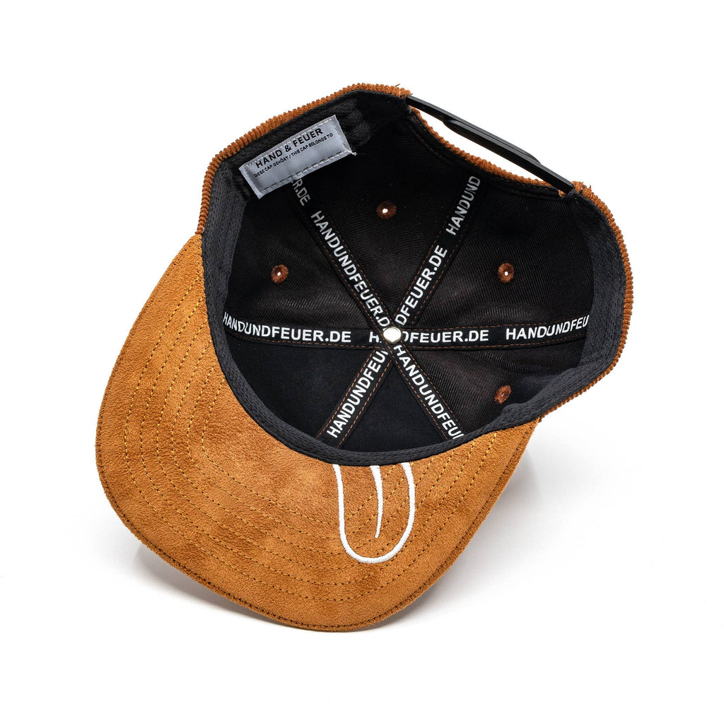 Schlawiner Snapback Cap Für Kinder - Braun Cord (Kids L)