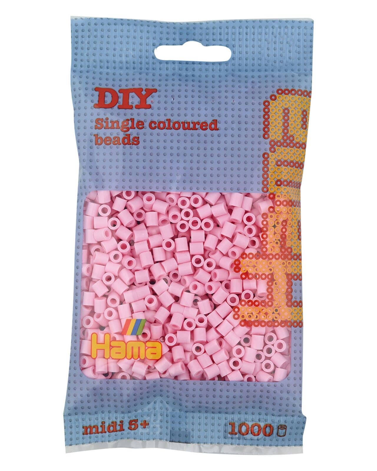 HAMA Bügelperlen Pastell-Rosé – 1.000 Stück für Kinder ab 5 Jahren