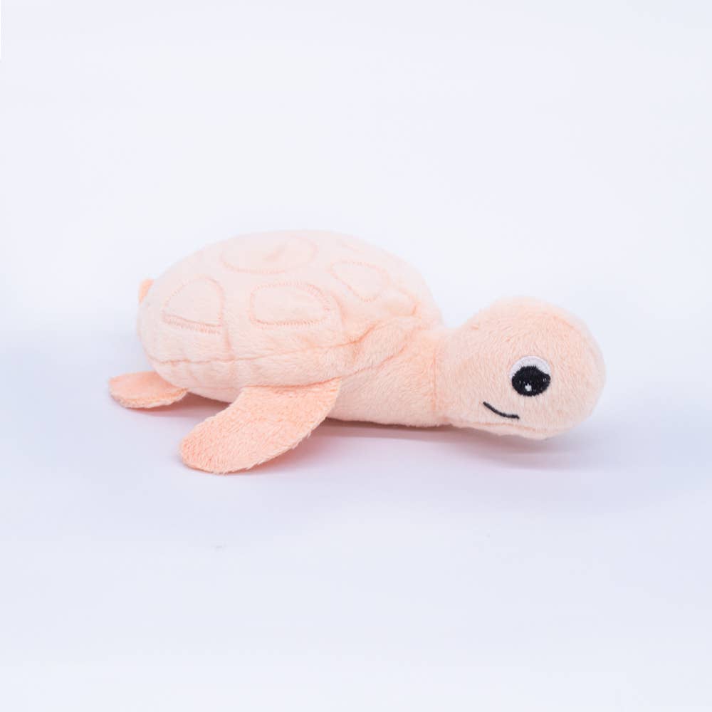 Les Ptipotos Mum & Baby Schildkröte Plüsch Rosa 30 cm – Nachhaltiges Kuscheltier-Duo
