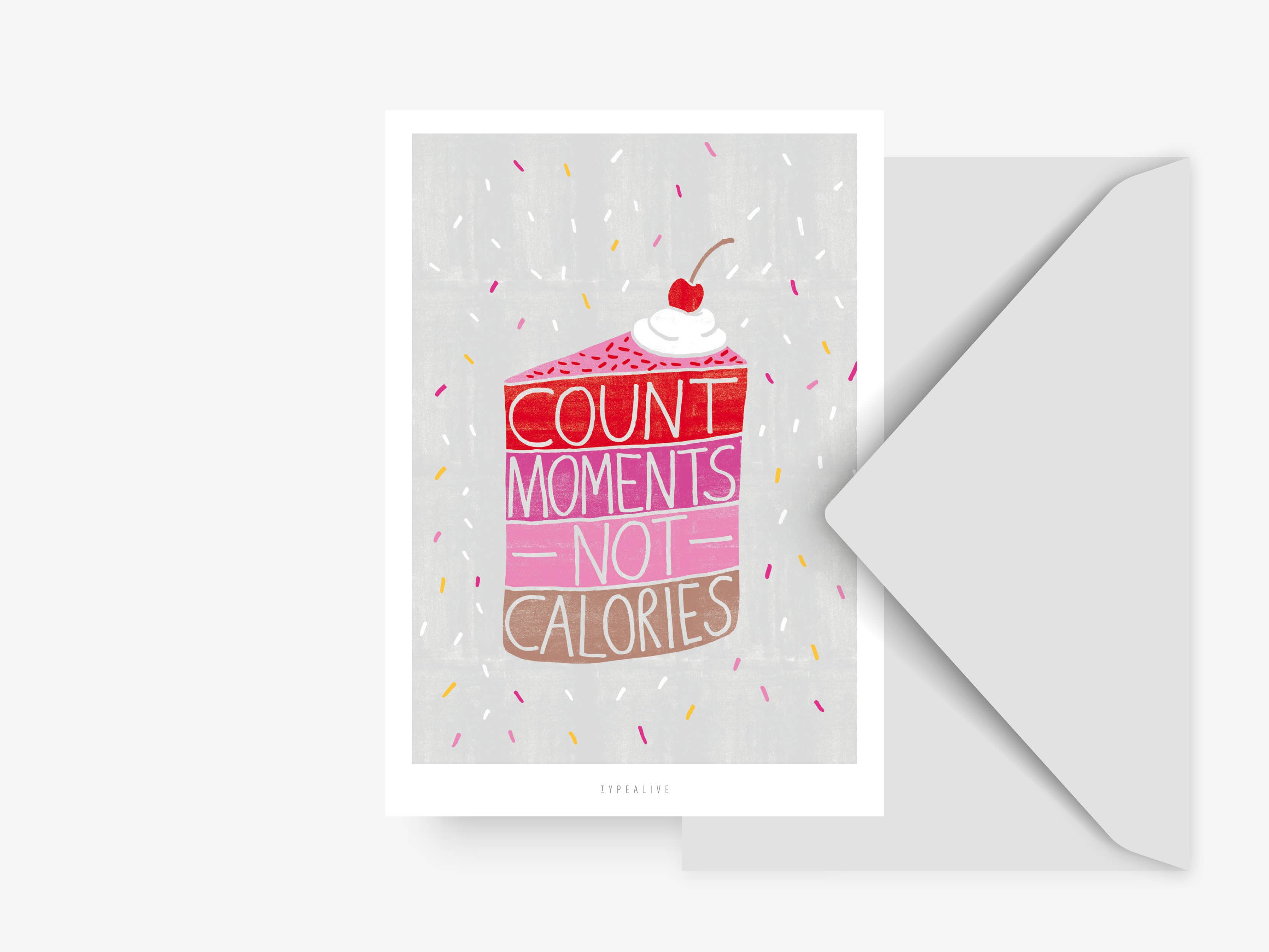 Postkarte / Calories