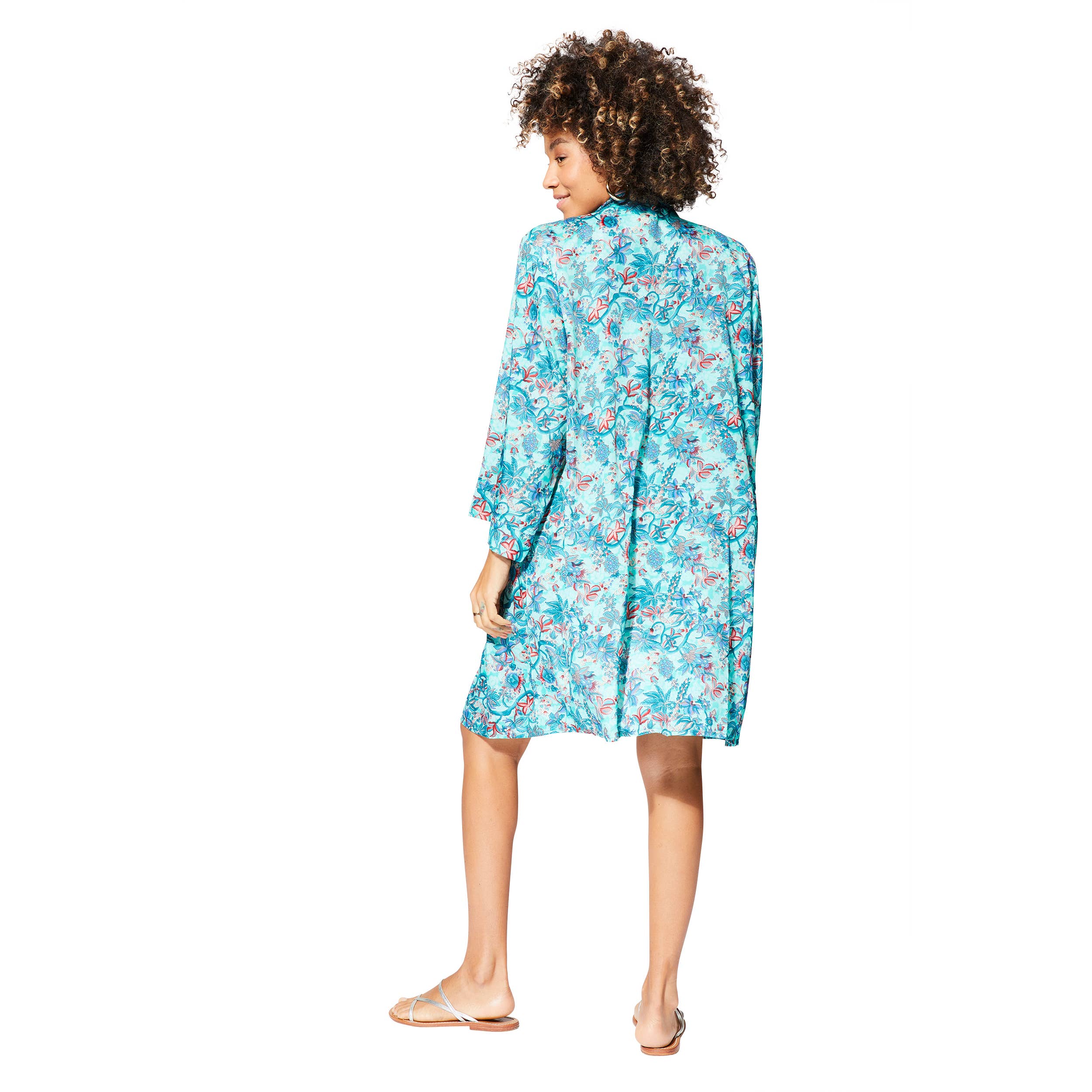 SOMMERKIMONO MIT MITTELLANGEN 3/4-ÄRMELN MCKIM0008D