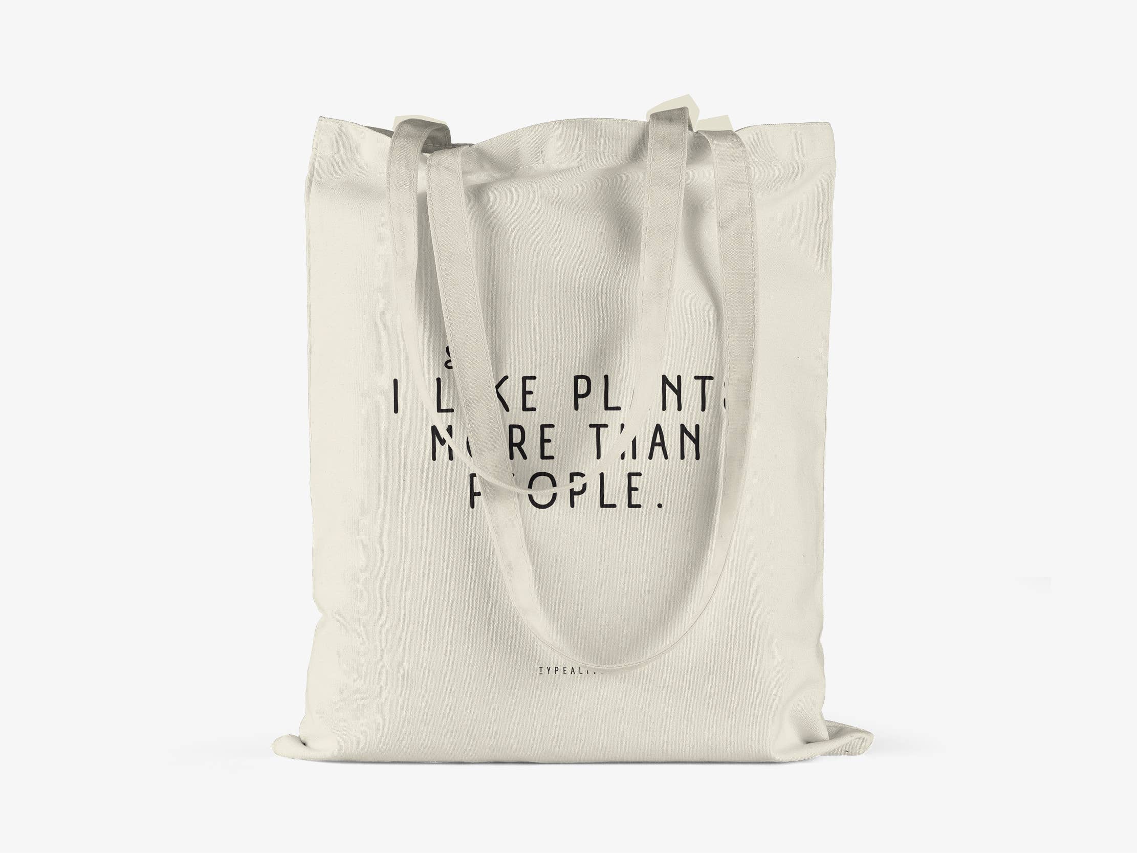 Baumwolltasche / I Like Plants