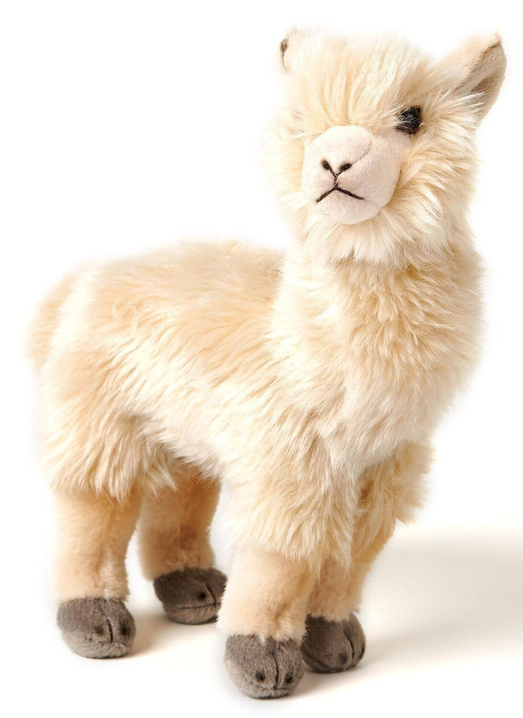 Alpaka beige, stehend - 23 cm (Höhe) Kuschel-/Plüschtier