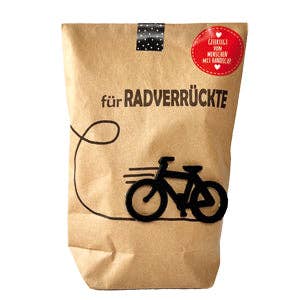 Rad Verrückte Wundetüte mit Fahrradutensilien