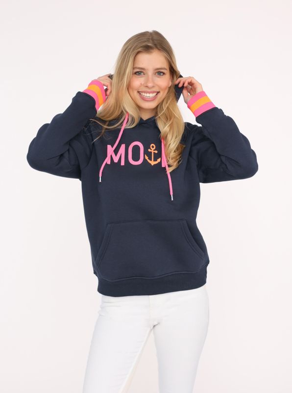Hoodie BW "Moin Rahel" von Zwillingsherz