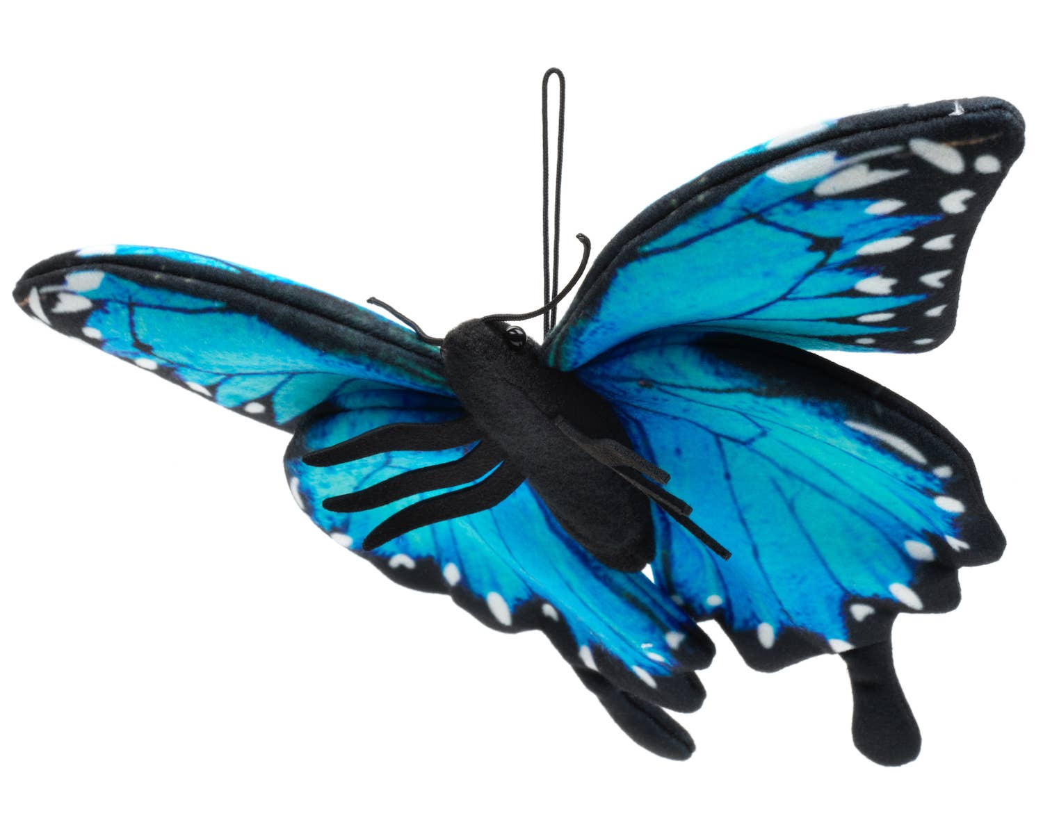 Schmetterling blau (mit Schlaufe) - 26 cm (Breite)