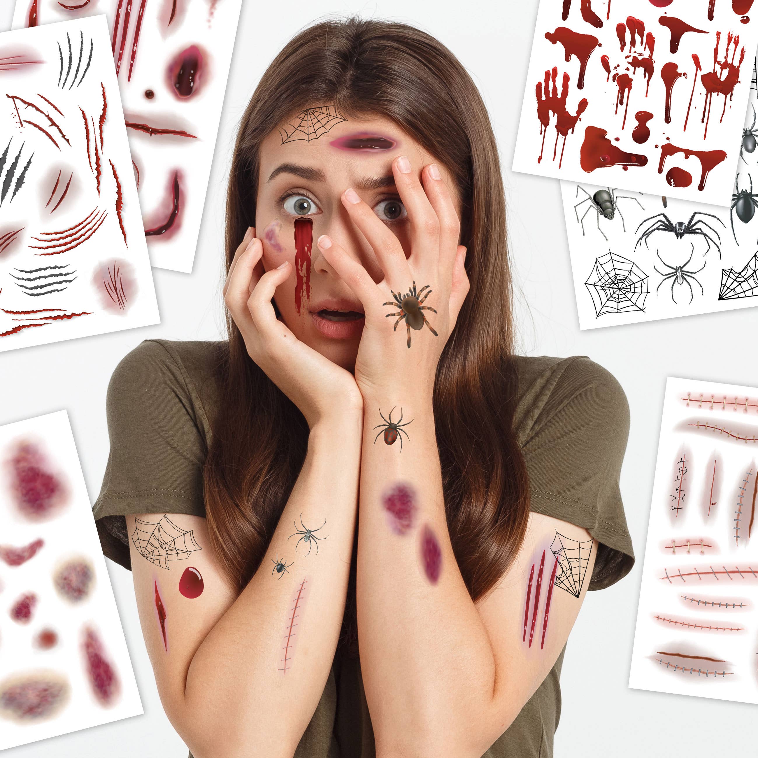 100 Kindertattoos - Halloween
