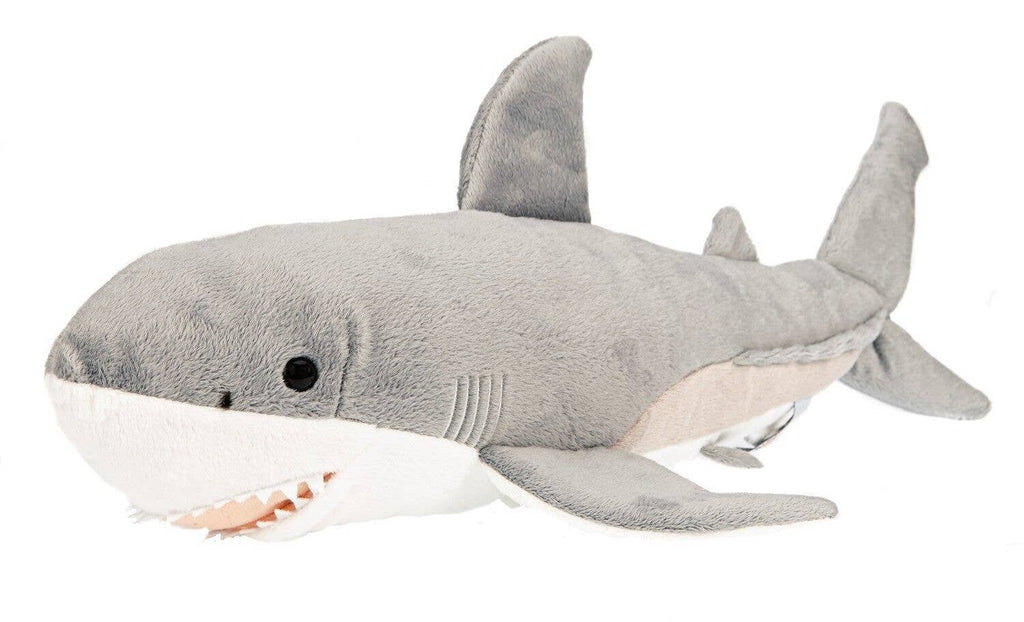 Uni-Toys Weißer Hai Plüschtier – 50 cm, handgefertigt & nachhaltig