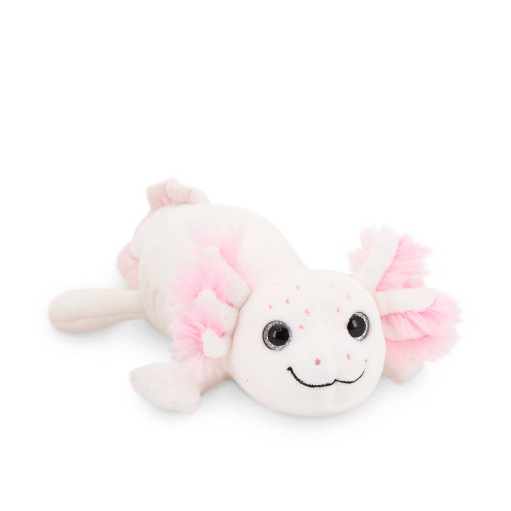 Weißer Axolotl-Plüsch 20cm