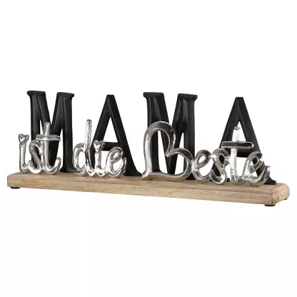 Schriftzug MAMA ist die Beste