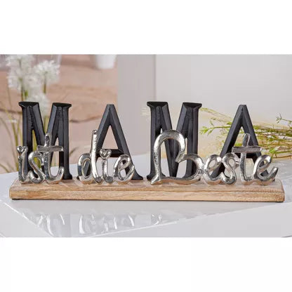 Schriftzug MAMA ist die Beste