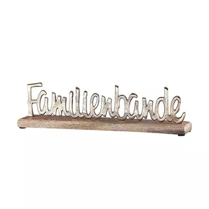 Schriftzug Familienbande